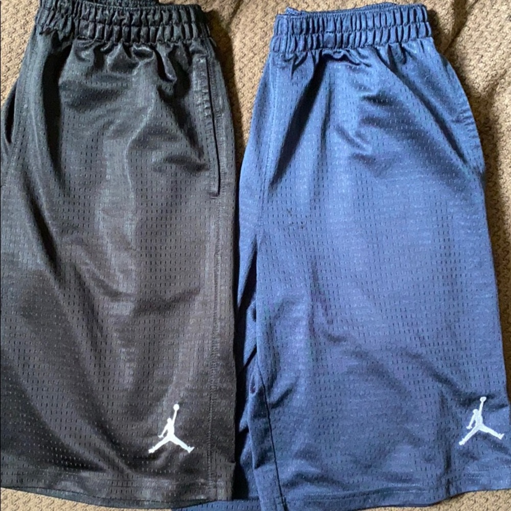 Boys med Jordan Basketball shorts Set of 2  blue